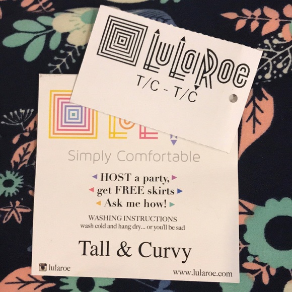 LuLaRoe Tall & Curvy leggings NWT - Picture 6 of 6